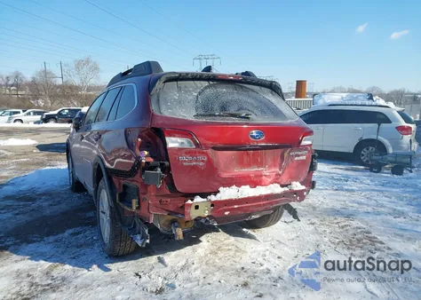 2017 Subaru Outback 2.5I Premium z USA, uszkodzony, nr VIN 4S4BSAFC6H3421981